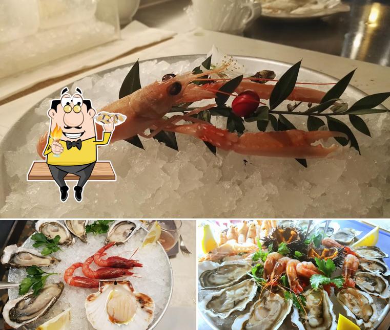 Prova tra i molti prodotti di cucina di mare offerti a Brest Ostricheria & Champagneria
