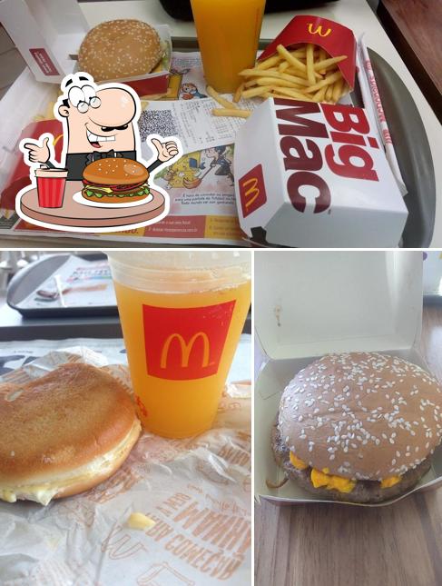 Consiga um hambúrguer no McDonald's