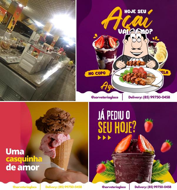 Comida em Sorveteria Glacê