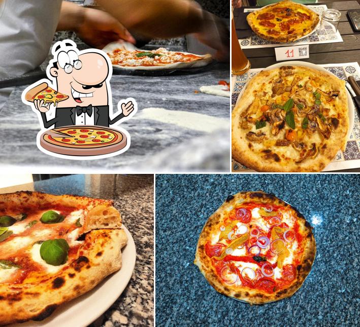 Scegli tra le molte varianti di pizza