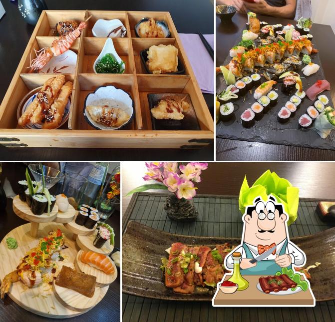 Elige un plato con carne en Kaiseki Japan Restaurant Karlsruhe