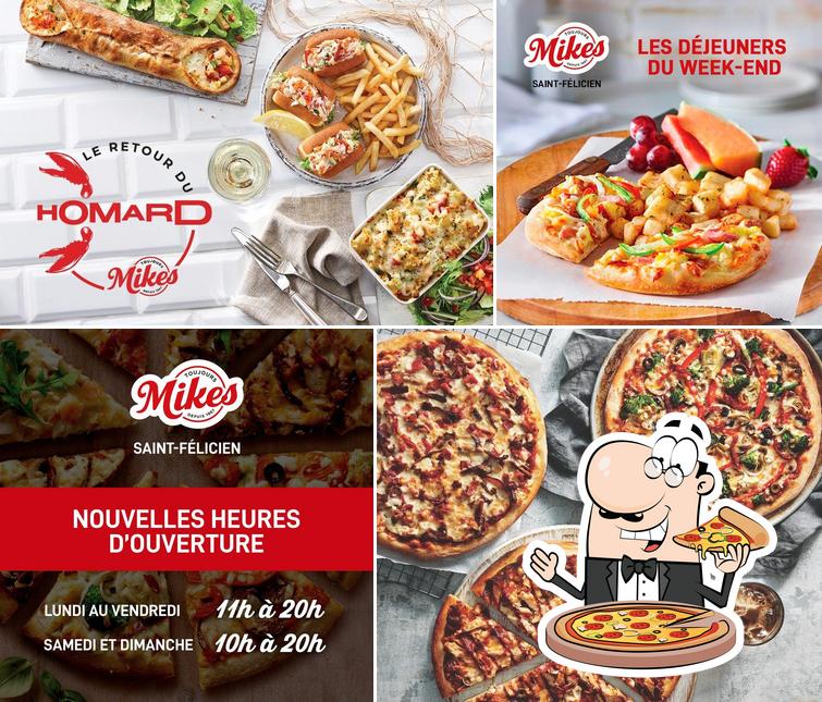 Essayez des pizzas à Toujours Mikes