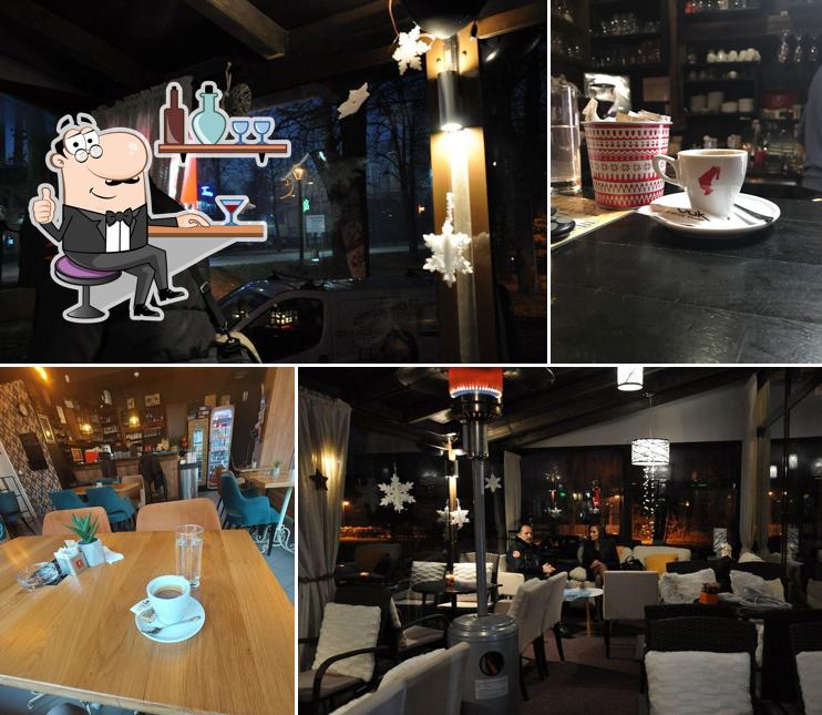 L'intérieur de Kafe bar "VUK"