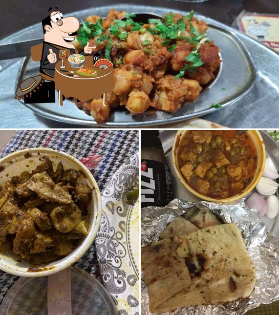 Food at Punjabi Dhaba