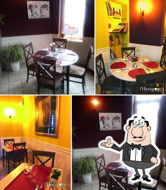 L'intérieur de Restaurant l'hexagone