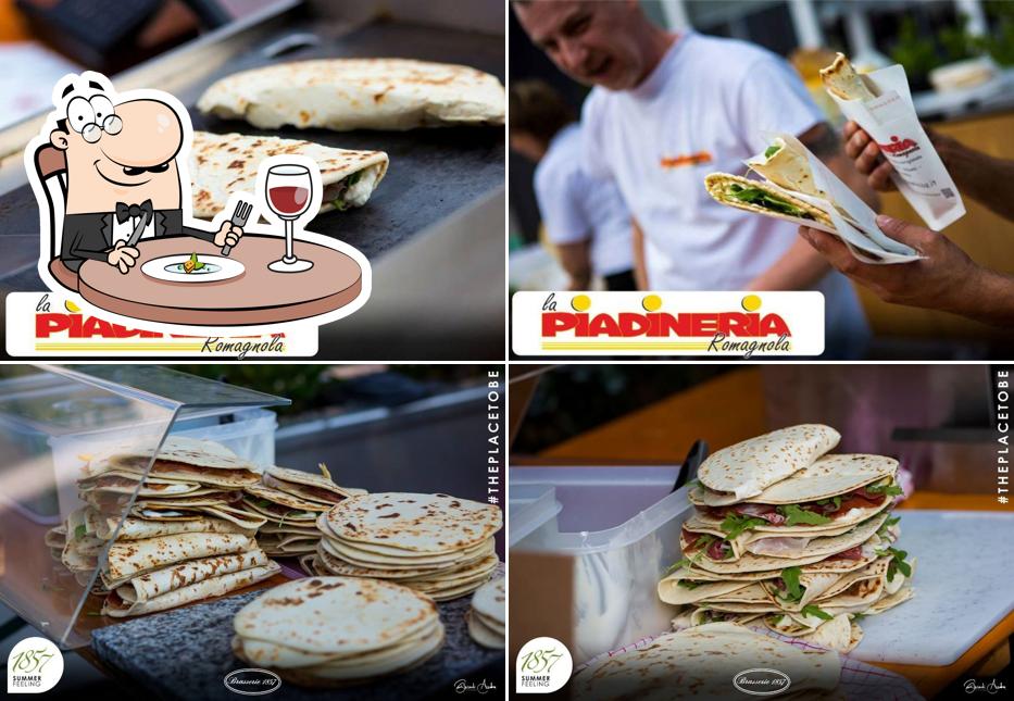 Platti al La Piadineria Romagnola