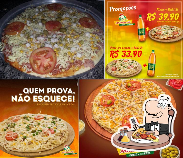 Consiga pizza no Mimmas Fast Food Sete Lagoas