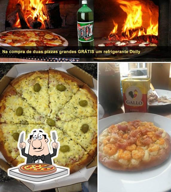 Peça pizza no Pizzaria de Luca's