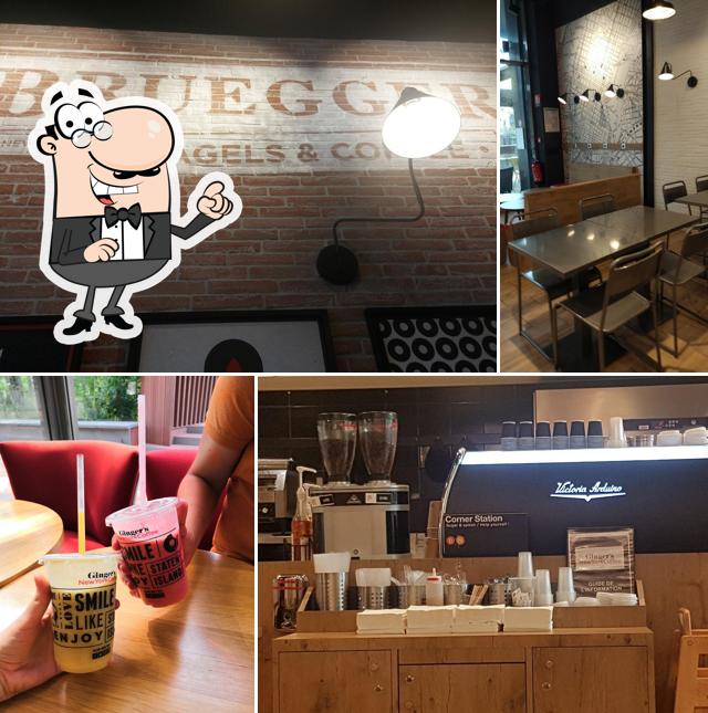 El interior de Ginger's New York Coffee Cagnes-Sur-Mer