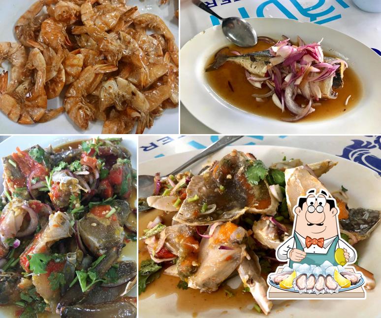 Order seafood at Ladda Restaurant