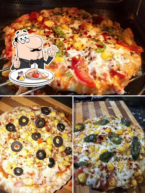 Order pizza at Green World Bakery