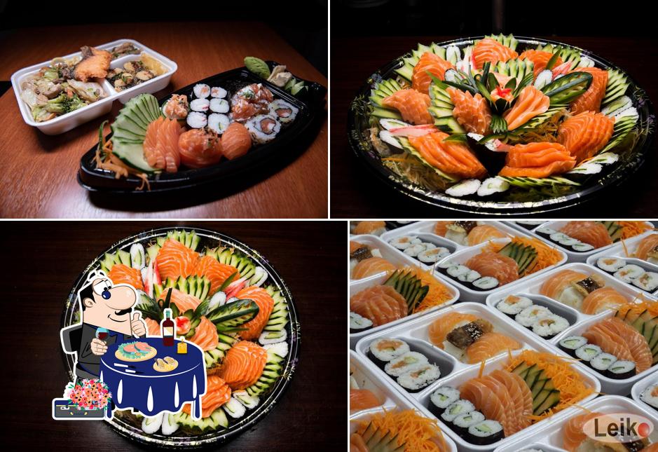Sashimi em Leiko Sushi Delivery