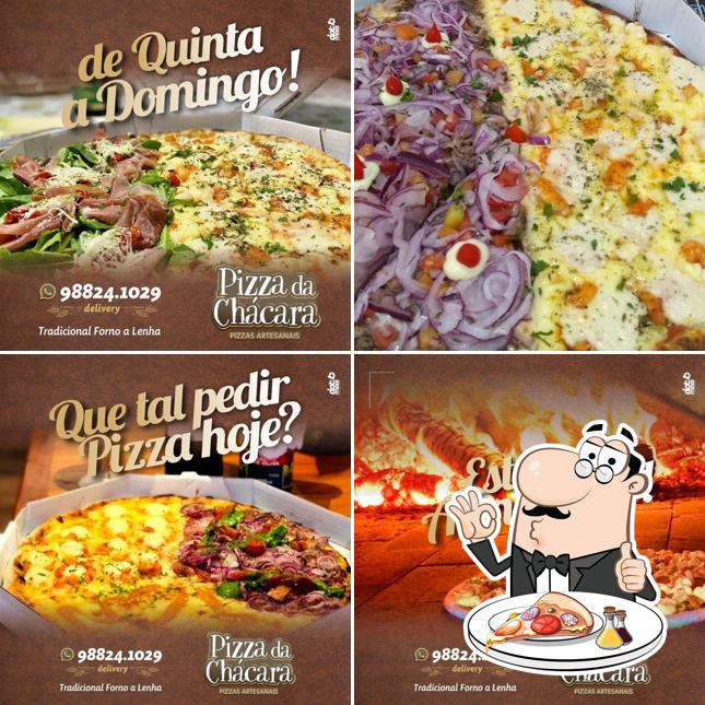 No Pizzaria da Chácara, você pode degustar pizza