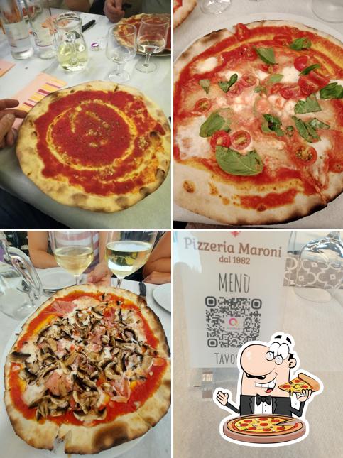 Попробуйте пиццу в "Pizzeria Ristorante Maroni Di Maroni Daniela"