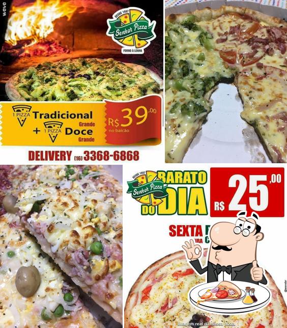 Consiga diversos variedades de pizza