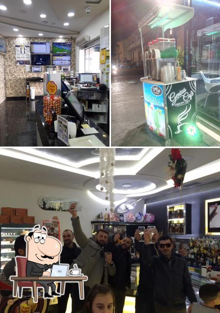 Gli interni di Genius caffe