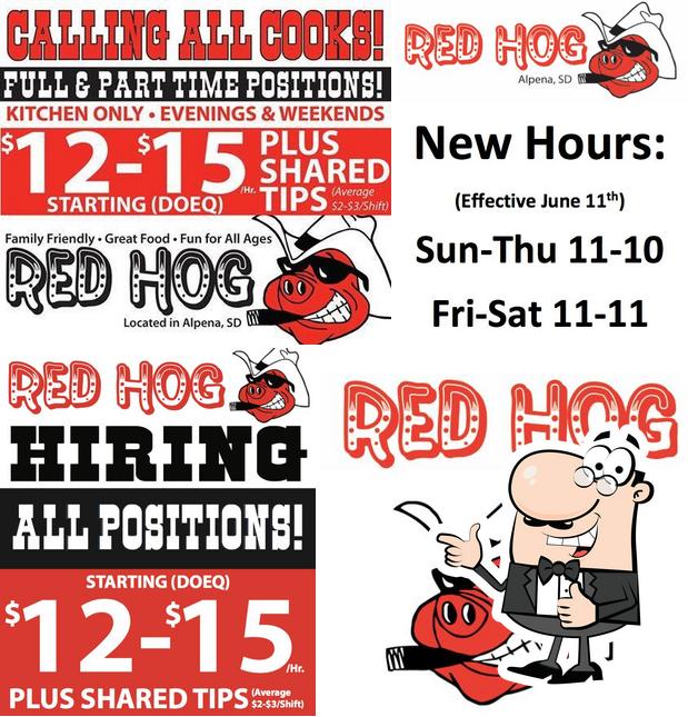 Red Hog Saloon in Alpena Restaurant menu and reviews
