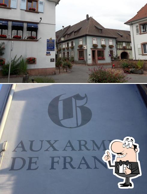 Aux Armes de France restaurant, Ammerschwihr Menu du restaurant et