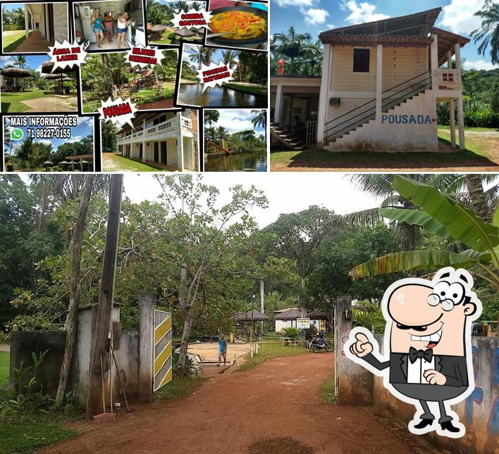 O exterior do Balneário Itaberoê