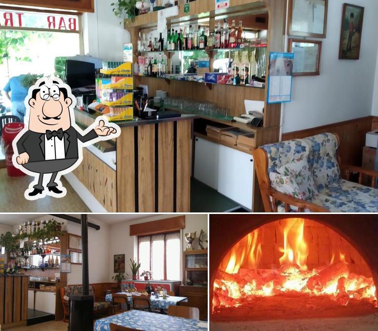 Die Inneneinrichtung von Bar Trattoria Pizzeria "La Valle"