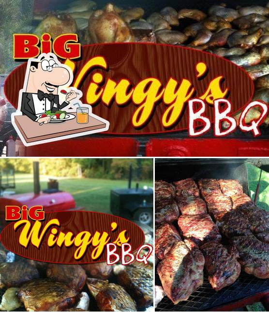 Еда в "Big Wingy's BBQ"