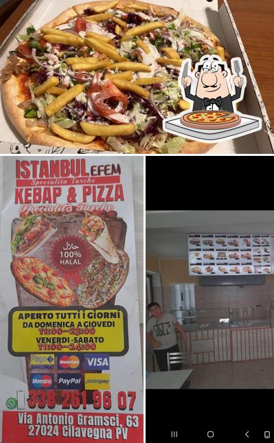 Essayez des pizzas à Istanbul Efem