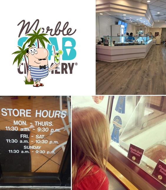 Here's an image of Marble Slab Creamery