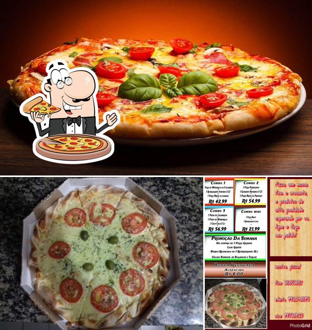 Escolha diversos estilos de pizza