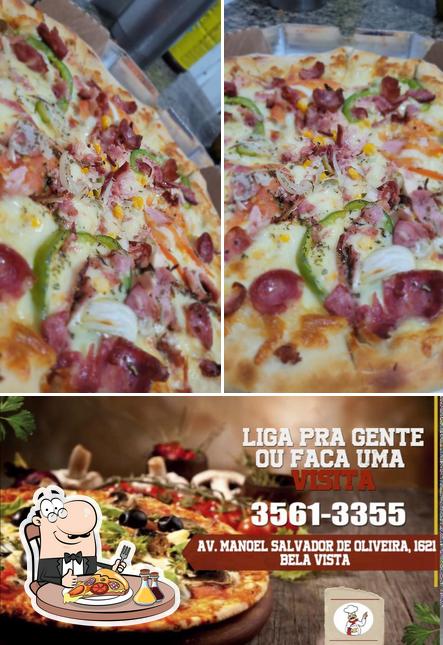 Consiga pizza no Pizzaria Uel