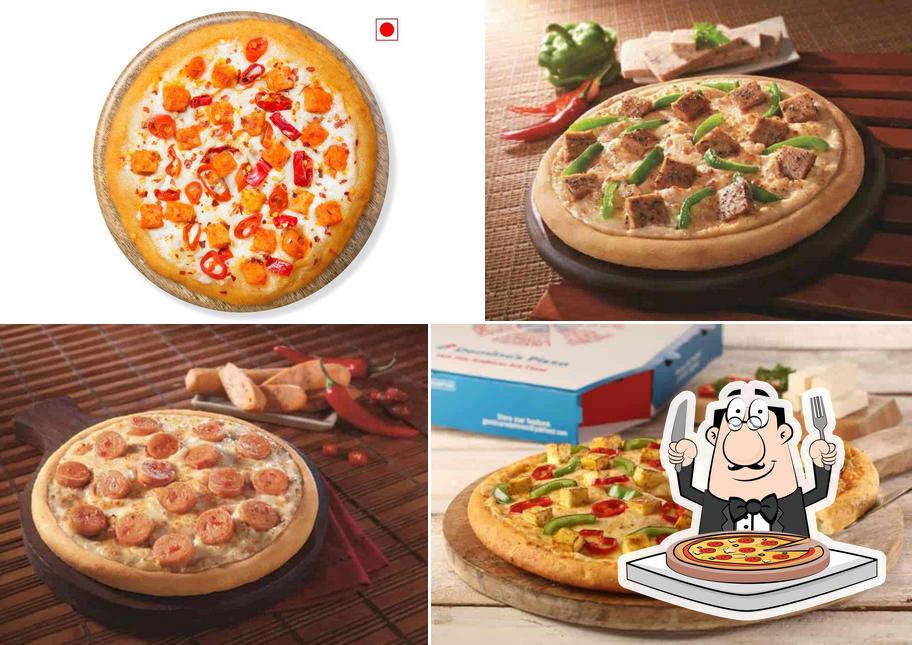 Order various types of pizza