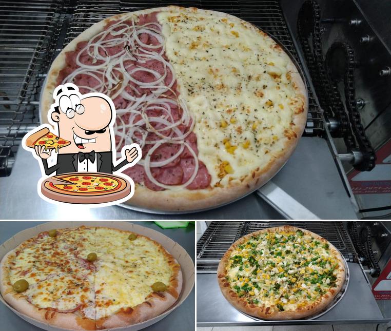 No Lanchopizza Barriga cheia, você pode desfrutar de pizza