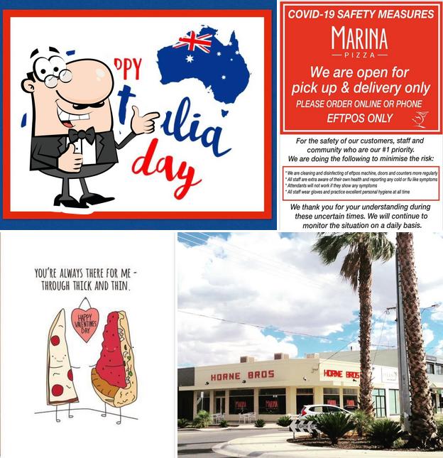 Marina Pizza Mildura in Mildura Restaurant menu and reviews