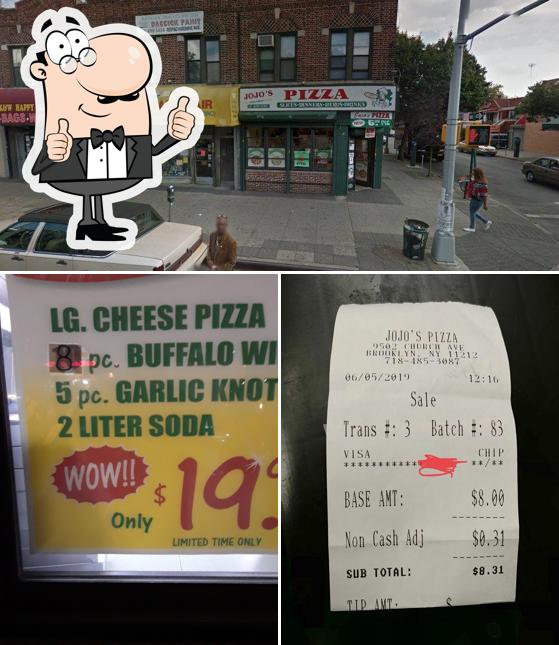 Jojo's Pizza in New York City Restaurant menu and reviews