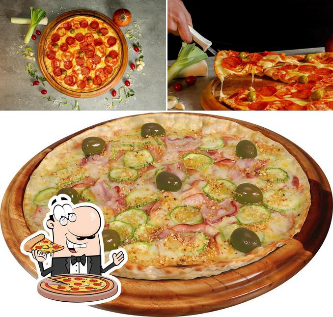 Consiga diferentes estilos de pizza