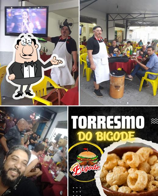 O interior do Bar Do BIGODE