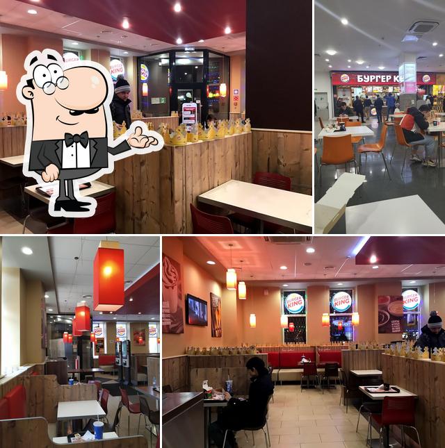 L'intérieur de Burger King