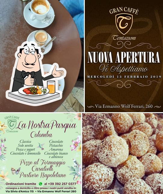 Cibo al Gran Caffè Tentazioni