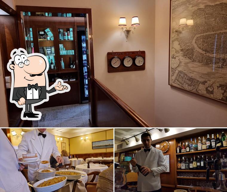 Gli interni di Harry's Bar Cipriani
