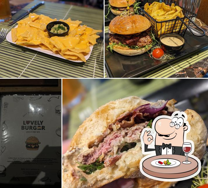 Panino con maiale stirato al Lovely Burger Restaurant