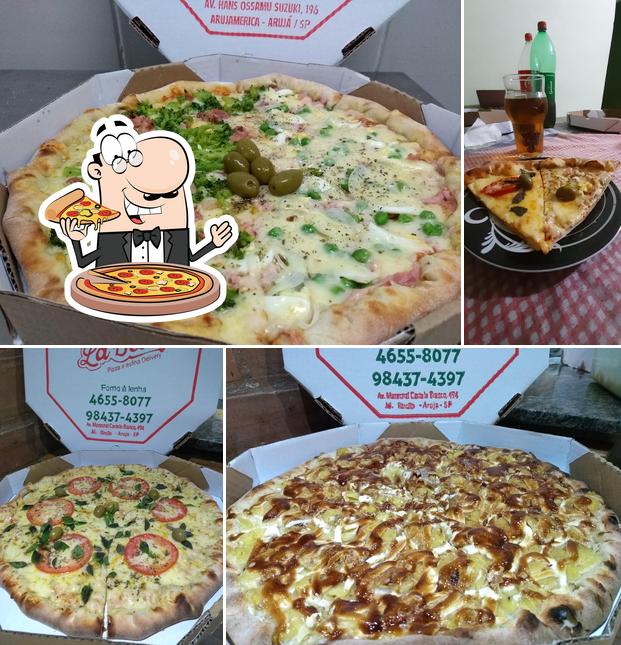 Consiga pizza no La Bella Pizza E Esfiha Delivery