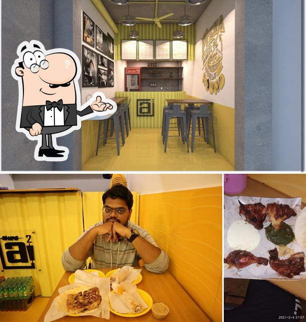 Among different things one can find interior and seafood at Atti Square - Teynampet