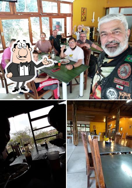 A foto do Restaurante Canto Verde’s interior e balcão de bar