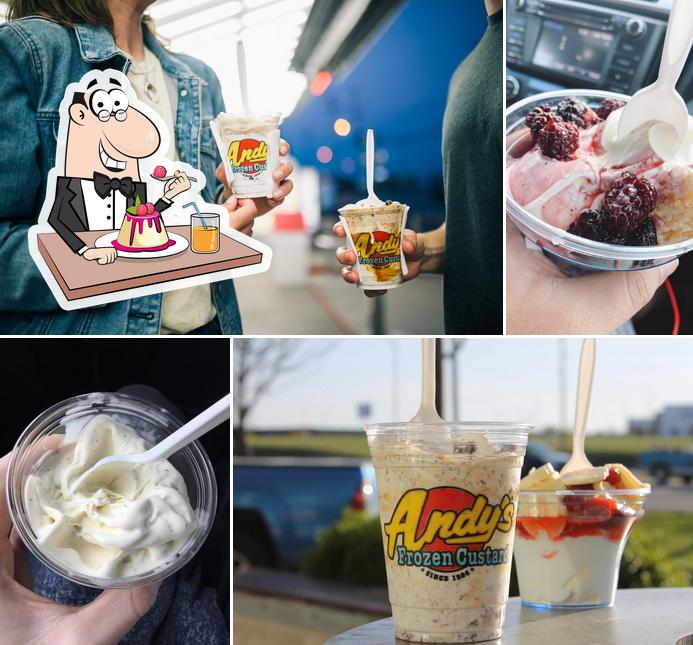 Andy's Frozen Custard, 15 N Stadium Blvd in Columbia Restaurant menu