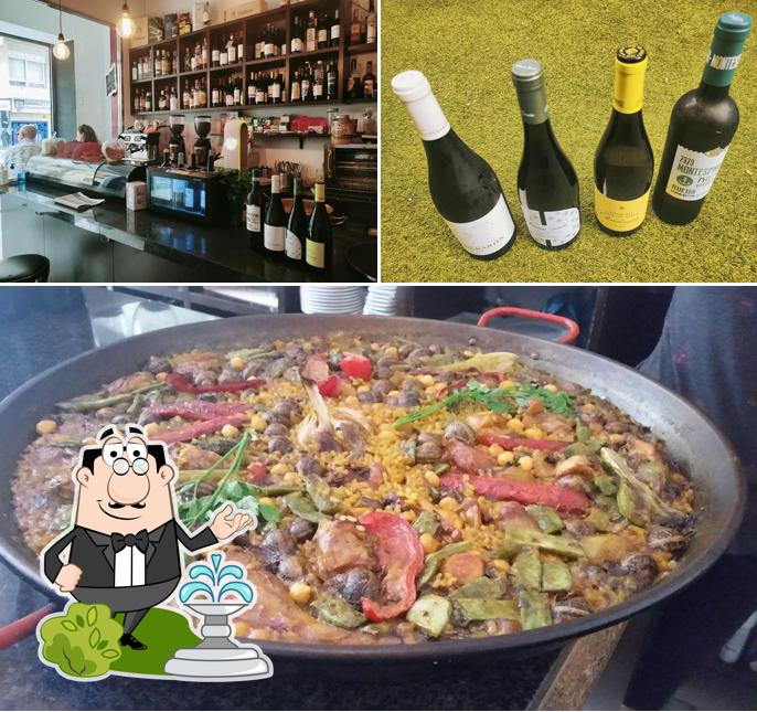 Las imágenes de exterior y comida en Pinetell vinos y tapas Alicante