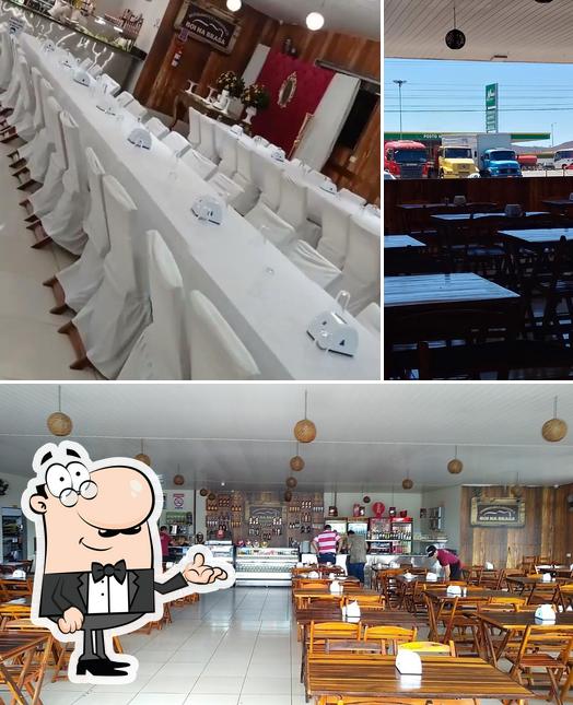 O interior do Churrascaria e Lanchonete Boi na Brasa