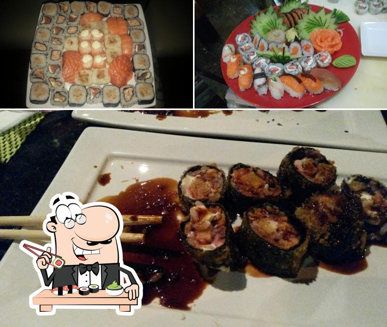 Presenteie-se com sushi no Temaki Club