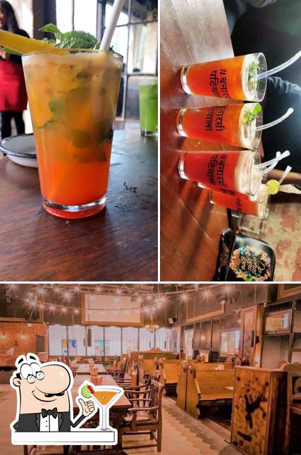 The image of Hauz Khas Social’s drink and interior