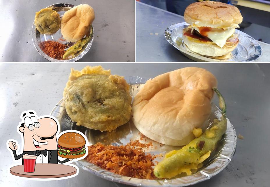 Try out a burger at Mumbai Masala Cafe