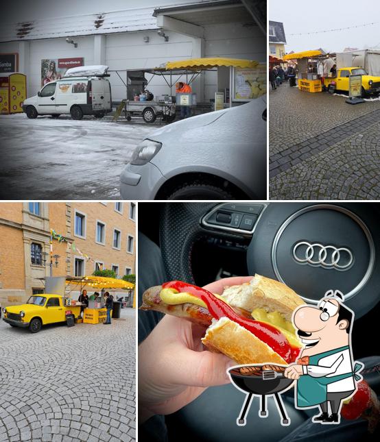 Look at this image of Thüringer Bratwurststand