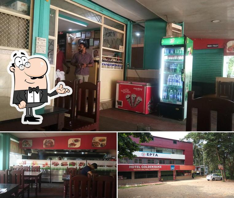 Among various things one can find interior and exterior at Hotel Golden Bake